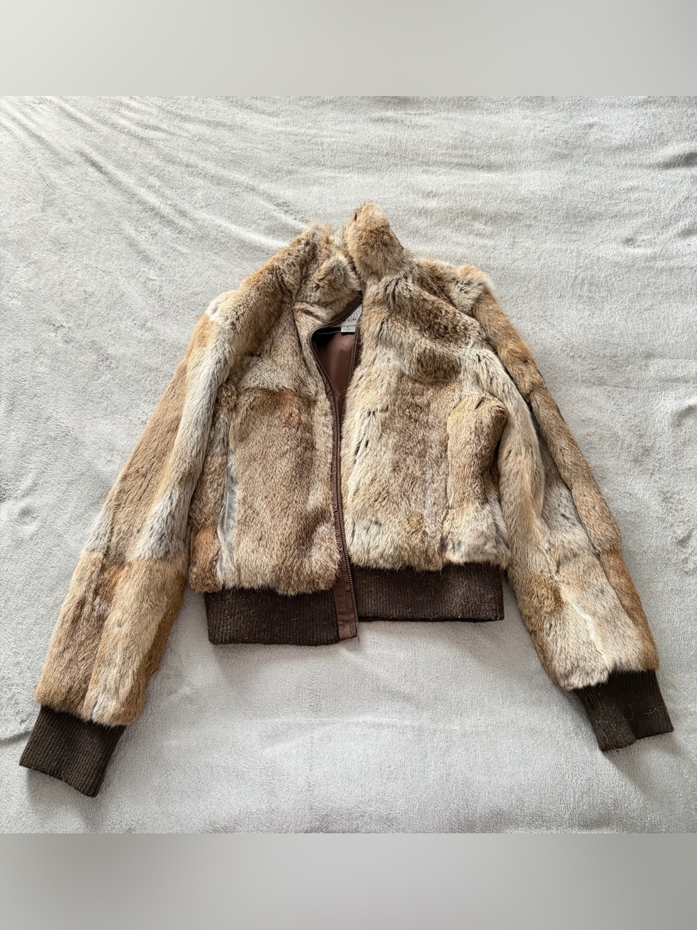 Rabbit fur jacket